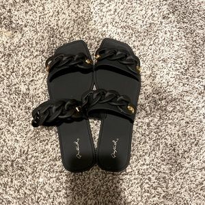 Black Qupid Sandals size 9